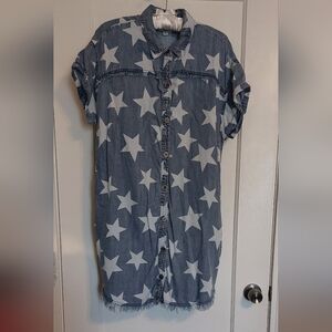 Easel Stars Tencel Dress